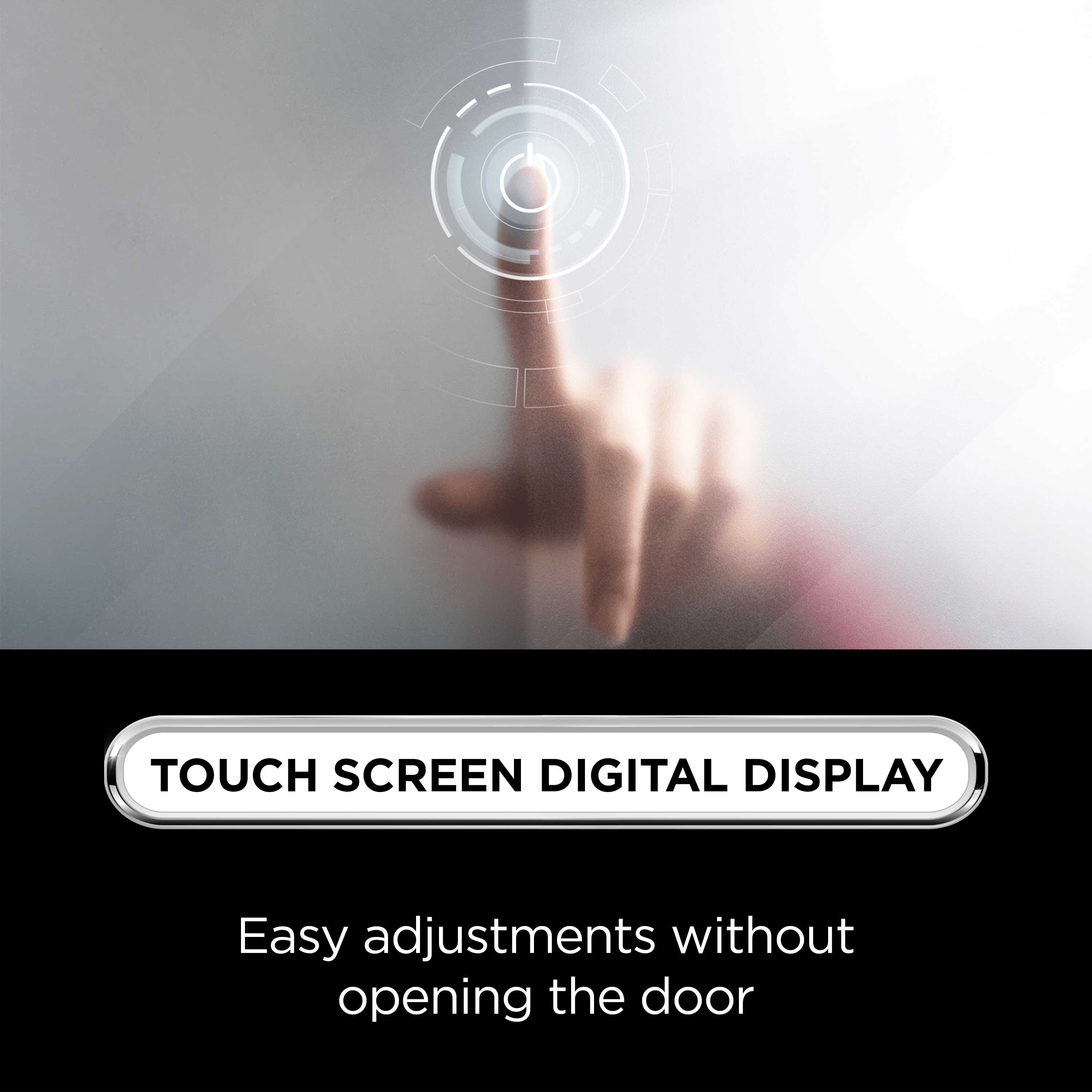 RP320FXE0UK American Style 320l Total No Frost Fridge Freezer - Inox